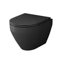AM.PM Spirit V2.0 подвесной унитаз FlashClean с сиденьем микролифт, черн мат