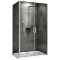Душевой уголок ABBER Sonnenstrand  прозрачное/хром , в угол