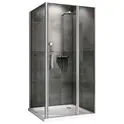 Душевой уголок ABBER Sonnenstrand  прозрачное/хром , в угол