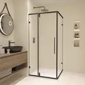 Душевой уголок RGW CL-035B прозрачное/черный