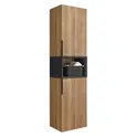 Comforty. Шкаф-колонна Штутгарт-40 дуб тёмно-коричневый