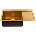 Мойка D7851HG-R MELANA ProfLine 3,0/220 ЗОЛОТО врезная  правая