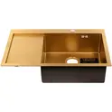 Мойка D7851HG-R MELANA ProfLine 3,0/220 ЗОЛОТО врезная  правая