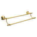 Двойная штанга для полотенец MELANA золото MLN-821002