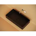 Раковина Ceramica Nova накладная прямоугольная 701*361*130, без перелива, цвет черный матовый