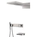 Встраиваемая  душевая система Boheme ZODIAC 132-2-NB сталь