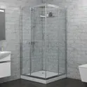 Душевой уголок  квадратный Grossman Pragma PR-100SQ 100х100 прозрачное стекло