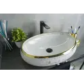 Накладная цветная раковина для ванной Gid Nc472