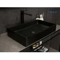Накладная черная матовая раковина для ванной Gid Bm9496