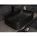 Накладная черная матовая раковина для ванной Gid Bm9599