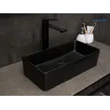 Накладная черная матовая раковина для ванной Gid Bm1104