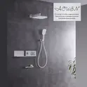 Душевая система ACWEN 1501F с термостатом, встраиваемая