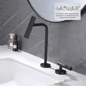 Смеситель для раковины ACWEN BN 063B черный матовый дизайнерский
