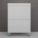 Тумба напольная Style line  "Манхэттен 100/80/70/60" ЭМАЛЬ с раковиной ASTI, 2 ящика, PLUS, белый матовый