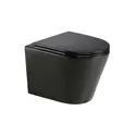 Унитаз подвесной AVS Лемма безободковый, черный матовый