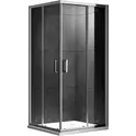 Душевой уголок Gemy Victoria квадратный поддон прозрачное стекло 100х100