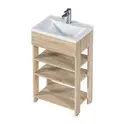 Тумба напольная с раковиной 1Marka Revo с 3 полками
