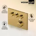 WasserKRAFT Sauer 7158 Thermo Термостатический смеситель для ванны и душа