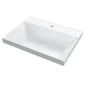 Раковина для ванной Uperwood Classic New, белая глянцевая с накладкой/без для слива