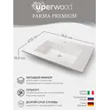 Раковина для ванной , Uperwood Parma Premium, белая глянцевая                         