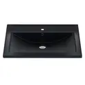Раковина для ванной кварцевая Uperwood Foster Quartz  черная матовая (космос)