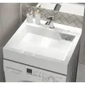Раковина над стиральной машиной Uperwood Vission белая глянцевая