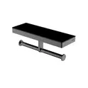 Полка и двойной держатель для туалетной бумаги Black & White GA-9622GM