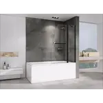 Шторка на ванну ABBER Ewiges Wasser с полотенцедержателем