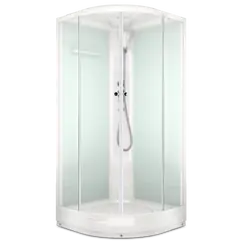 Душевая кабина четверть круга DOMANI-Spa Delight низкий поддон 90х90 см