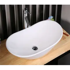 Раковина накладная овальная CeramaLux 7811