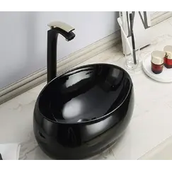 Раковина накладная овальная CeramaLux 78455