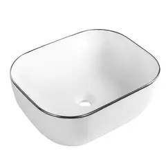 Раковина накладная прямоугольная CeramaLux LuxeLine  D1302H