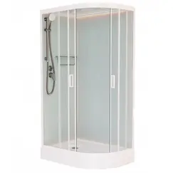 Душевая кабина Frank F418L White L/R низкий поддон