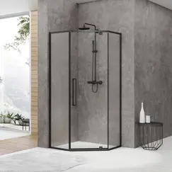 Душевой угол Black & White S875