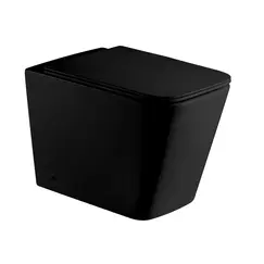 Унитаз напольный приставной WeltWasser GELBACH 002 черный матовый