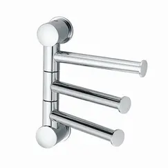 Держатель полотенец тройной WasserKRAFT  NEW K-1053NICKEL