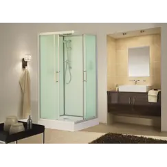 Душевая кабина квадратная с крышей EST-80CK/CKR/90CK/CKR/100CK/CKR