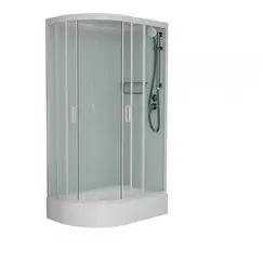 Душевая кабина Frank F412/1 White  L/R средний поддон