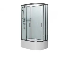 Душевая кабина Frank F412/2  Brilliant L/R  высокий поддон