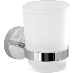 Gedy G-Eros  настенный стеклянный стакан   хром