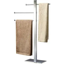 Gedy G-Bridge  стойка: 3 передвижных полотенцедержателя   хром