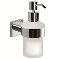 Gedy G-Fuji  настенный стеклянный дозатор   хром