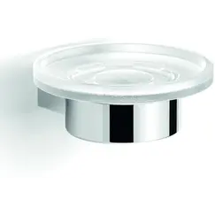 Gedy G-Canarie  настенная стеклянная мыльница   хром