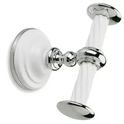 Stil Haus Giunone  крючок двойной   хром - белый