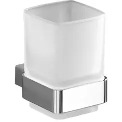 Gedy G-Lounge  настенный стеклянный стакан   хром