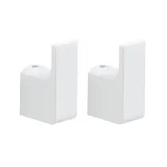 Gedy G-Pirenei  пара крючков   белый матовый