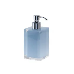 Gedy G-Rainbow  настольный дозатор с загнутым носом   хром - небесно-голубой