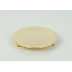 Surya Metall  круглая металлическая мыльница на ножках   золото