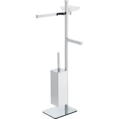 Stil Haus Urania  cтойка: дозатор + полотенцедерж. + бумагодерж.+ ёрш металлический   хром