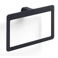 Gedy G-Pirenei  полотенцедержатель - кольцо   черный матовый